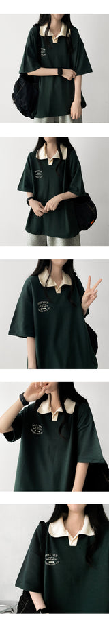 ホイカラーリング半袖Tシャツ