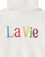 25FW COLOR LOGO HOODIE CREAM