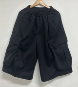 ビッグカーゴバミューダスウェットパンツ🤍🩶🖤💚🤎 - 5 カラーズ