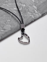 heart frame necklace