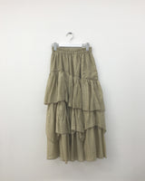 Charlotte Tiered Long Skirt (2color)