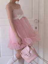 [by LILLOVE] étoile pink mini dress