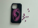 [MADE] cat universe epoxy case + yinyang tail tok SET