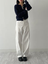 Scoop Stripe Cardigan T-Shirt