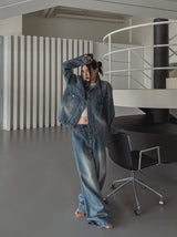 [PREMIUM/MADE] Signature mold maximum denim pants