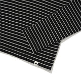 KIRSH PLAIN STRIPE SLIM FIT LONG SLEEVE [BLACK]