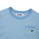UNI MONO CHERRY STRIPE T-SHIRT [SKY]