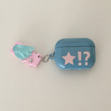 (Copy of) Star Dangdang Dot Mint Sky Blue Glossy AirPods Case