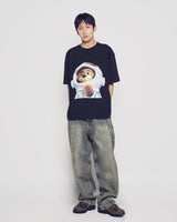 26SS AC BEAR BABY FACE ASTRONAUT SHORT SLEEVE T-SHIRT
