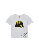 1/2 BAT LOGO TEE (GRAY)