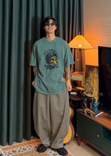 ファストダイヘビーピグメントショートスリーブTシャツ 4カラー