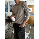 [F/W] Cutting golgi knit t-shirts (4color)