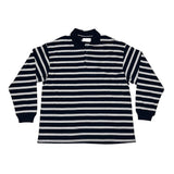 (Unisex) Stripe collar T