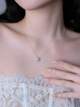 RV-DQ Pave Square Necklace_Silver