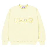 Patch Logo Sweatshirt Light yellow