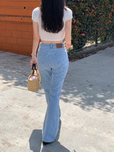 [MADE] PHARRELL PUNCHING LONG BOOTS CUT DENIM