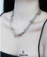 Heart Ball Chain Necklace