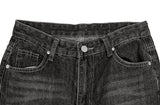 Tego Vintage Washing Denim Bootcut Pants