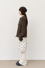 Node Collar Suede Jacket