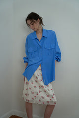 Pocket over shirt_blue