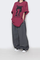 マタタプリントボックスショートスリーブTシャツ