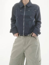 Hike pocket crop jacket -2C