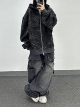 D-Ring Long Denim Pants