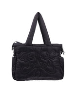 CUDDLE PADDED SHOULDER BAG (BLACK)_F24ZE913