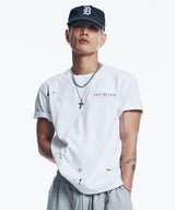 イージープリンティングクロップドTシャツ - ホワイト