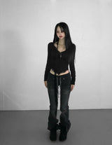  daisy slimmer scarf top(3 color)