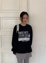 [unisex] Limanne Printing Over Sweatshirt