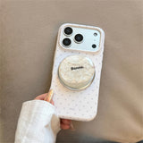 Luxury Stone Pattern Magnetic iPhone Case