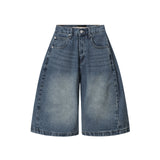 Riko Wide Burmuda Denim Pants
