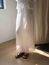 Masion tie maxi skirt