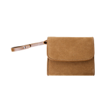 Lunar Suede Card Wallet (Camel)