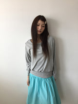リンダーオフショルダーボタンTシャツ (3color)
