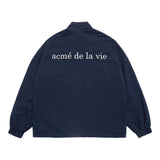 24FW ベーシックロゴナイロンセットアップジャケット ネイビー