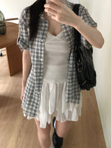 Flute Checkered Shirt (3 colors)