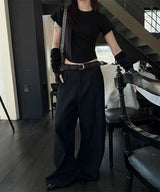 [Unisex] Side point flare slacks(2color)