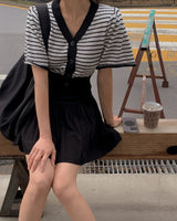 Pura Stripe Knit Cardigan