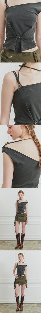 RUBY HOOK TOP charcoal