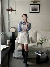 Kes Square Neck Wool Sleeveless Knit / 5 colors