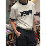 [S/S] デニムパッチリングハーフTシャツ(2color)