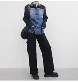 [NONCODE] Zenbian color denim jacket.