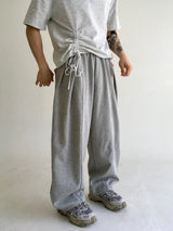 curved bonded pants(2colors)