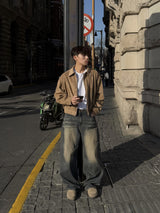 BONE SUEIDE JACKET