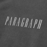 PARAGRAPH ピグメントダイドTシャツ チャコール