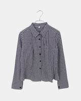 Bush Check Collar Slim-Fit Long-Sleeve Shirt