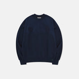 Open back sweat shirt / Navy