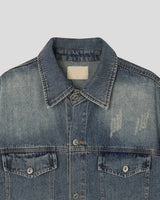 Weather Half Denim Jacket